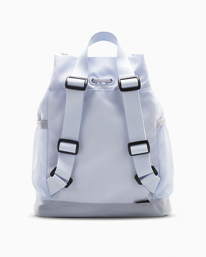 Go Lo Cinched Bucket Bag Blueberry Ice, Back View