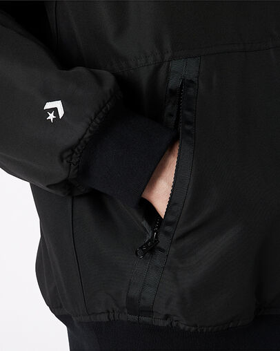 Converse Utility Bomber Jacket Converse Black, Detail View