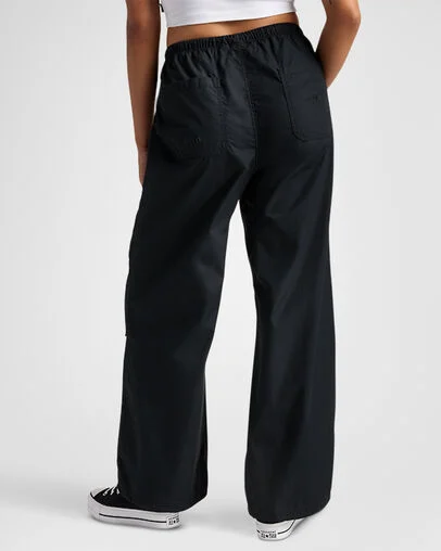Parachute Pants Converse Black, Back View