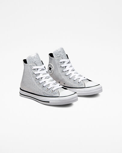 Taylor All Star Glitter Big Kids High Top Shoe. Converse.com