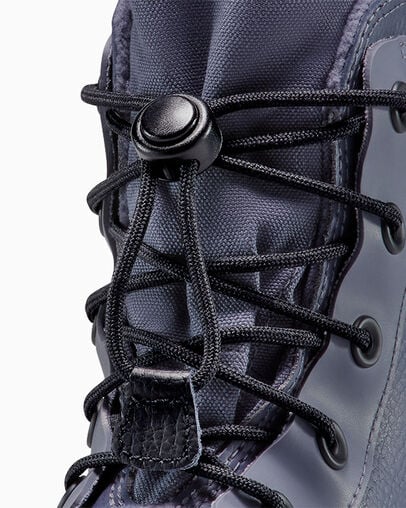 Chuck Taylor All Star Berkshire Waterproof Boot Cold Stare/Vintage White/Black, Detail Angle View