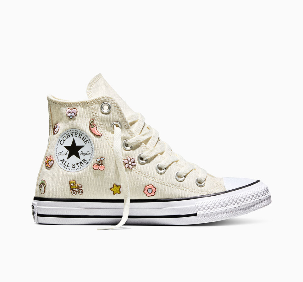 Chuck Taylor All Star Retro Embroidery Egret/Fresh Cut/Unearthed
