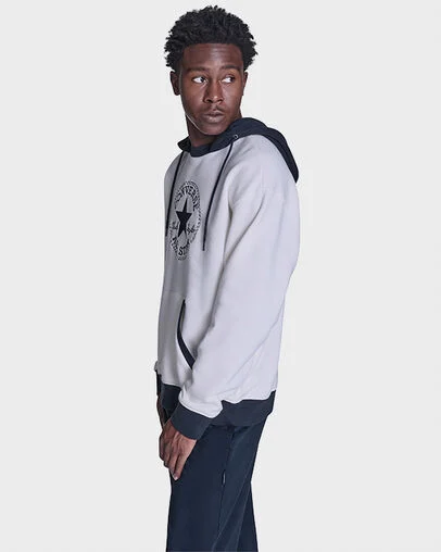 Chuck Taylor Patch Two-Tone Hoodie Converse Egret Multi, Back View