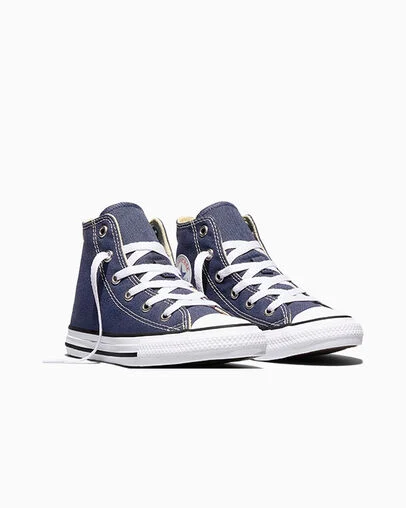 Chuck Taylor All Star Canvas Navy, Top and Side View