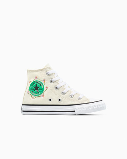 Chuck Taylor All Star Lily Pad Egret/White/Black, Outer Side View