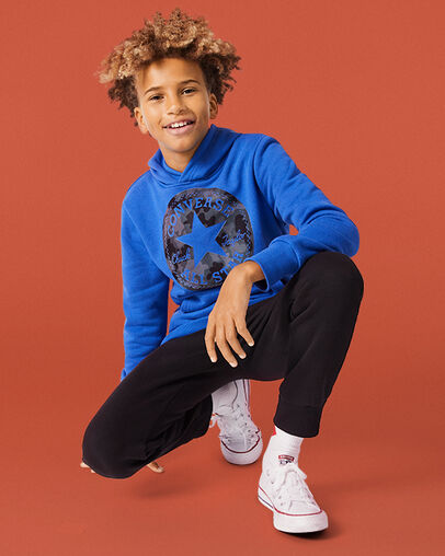 Signature Chuck Taylor Patch Camo Hoodie Hyper Royal