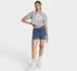 Chuck Taylor All Star Patch Cropped T-Shirt Vintage Grey Heather