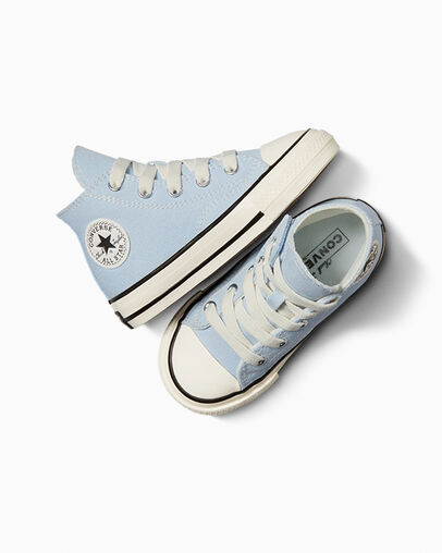 Chuck 70 Easy On Cloudy Daze Grey/Egret/Black, Angled View