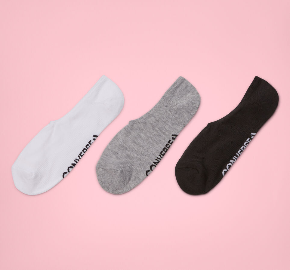 6-Pack Wordmark Made For Chucks Socks White/Grey/Black