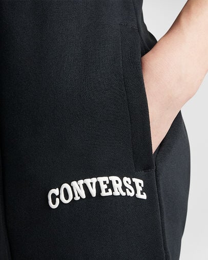 Retro Shorts Converse Black, Detail View