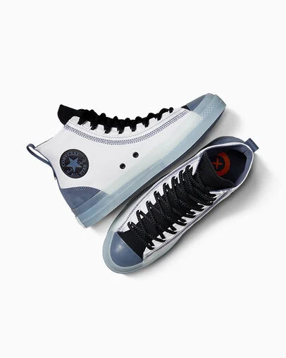 Chuck Taylor All Star CX EXP2 White/Black/Dark Waters, Angled View