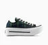Chuck Taylor All Star Lift Double Stack Platform Plaid Navy/Black/Branch Out
