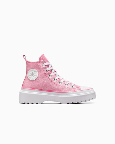 Chuck Taylor All Star Lugged Lift Platform Prism Glitter Big Kids