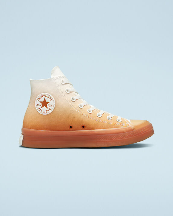platform converse orange