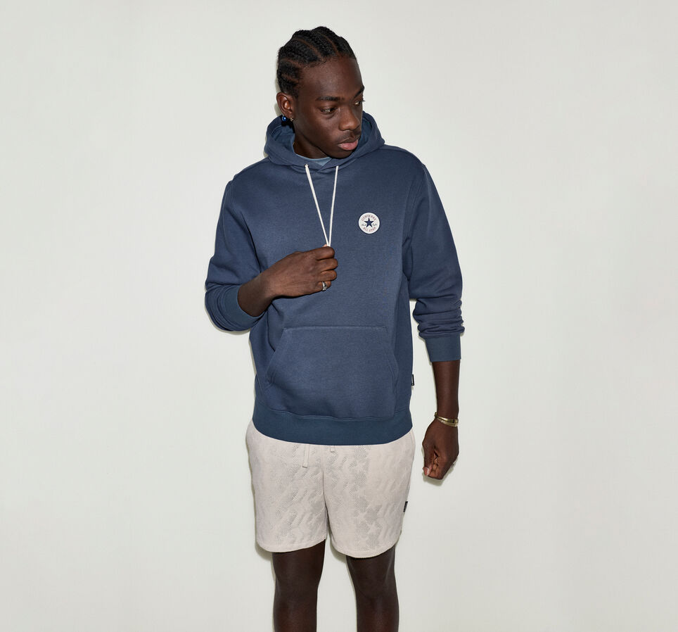 Chuck Taylor Patch Pullover Hoodie Converse Navy