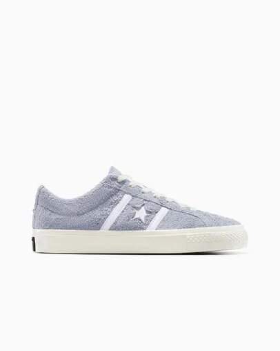 CONS One Star Academy Pro Suede Lavender Trek/Egret/Egret, Outer Side View