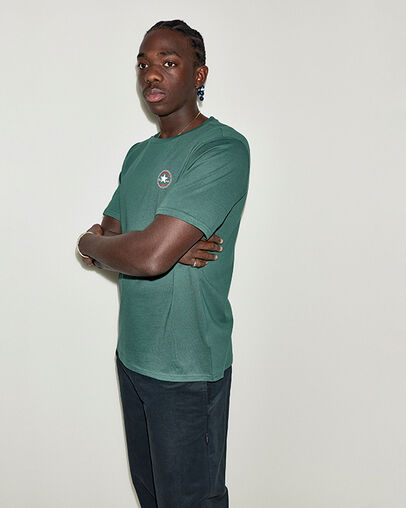 Chuck Taylor All Star Patch T-Shirt Branch Out Green, Back View