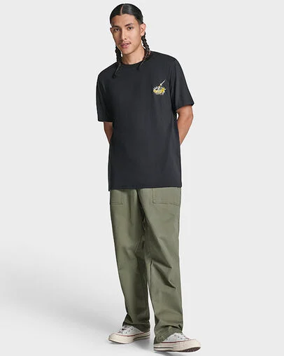 Wizard T-Shirt Black, Front View