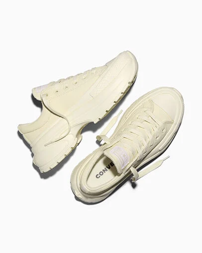 Run Star Crush Leather Egret/Egret/White