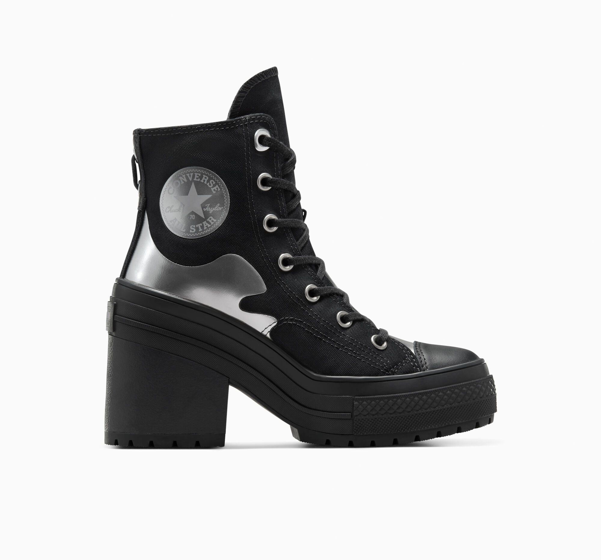 Chuck 70 De Luxe Heel Chrome Unisex High Top Shoe. Converse.com