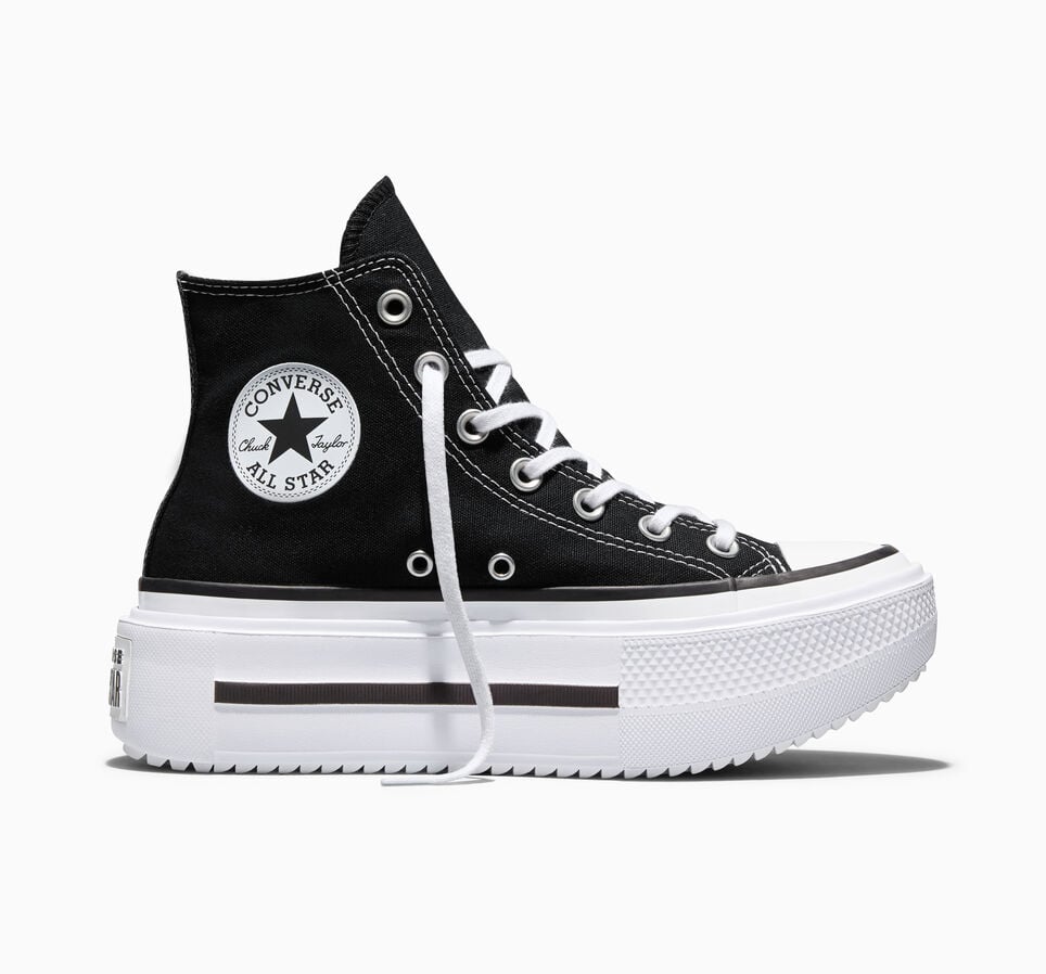 Chuck Taylor All Star Lift Double Stack Platform Canvas Black/White/Black