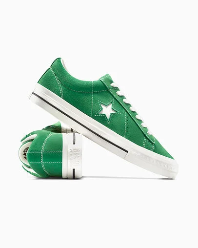 One Star 95 Green/Vintage White, Detail Angle View