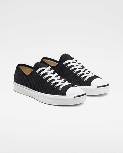 Jack Purcell Wide Wale Cord Low Top Black/White/Black