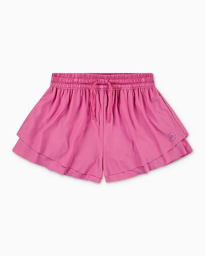 Kids' Converse Flowy Shorts Oops Pink, Detail View