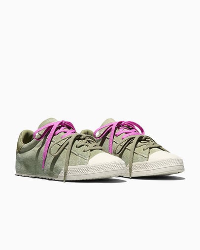 Chuck Taylor Lo Light Field Surplus Green Green/Lt Shocking Orchid Pink/Egret