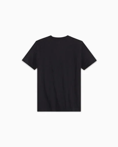 Chuck Patch Short Sleeve Black, Back View