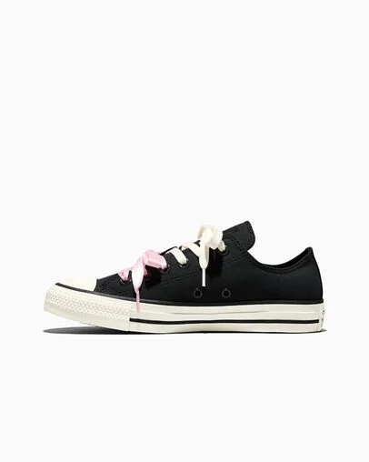 Chuck Taylor All Star Peached Canvas Black/White/Decade Pink, Inner Side View
