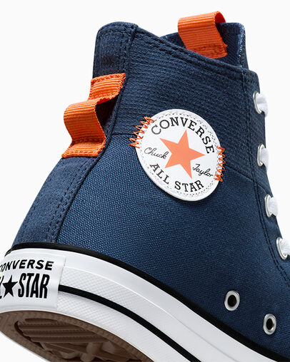 Chuck Taylor All Star Utility Navy/Pale Magma/White, Detail Angle View