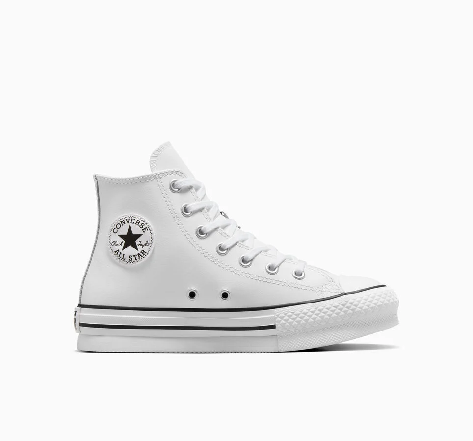 Chuck Taylor All Star EVA Lift Platform Leather White/Natural Ivory/Black