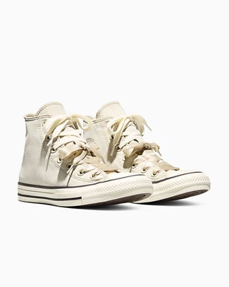Chuck Taylor All Star Peached Canvas Sage Smoke/Egret/Black, Outer Side View