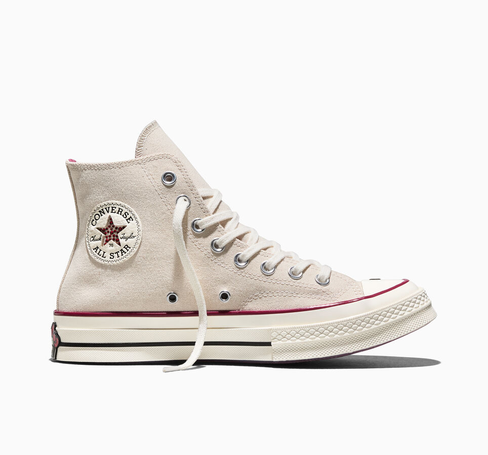 Converse x Hello Kitty Chuck Taylor 70 Swarovski&reg; Egret/Sporty Berry/Black