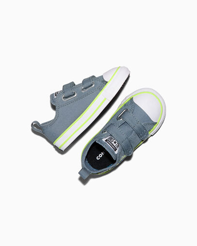 Chuck Taylor All Star Easy-On Planets Grey New World/Neon Mantis, Angled View