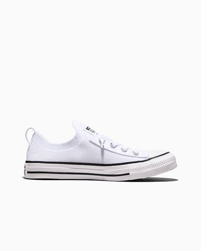 Chuck Taylor All Star Shoreline Knit White/Black/White, Outer Side View
