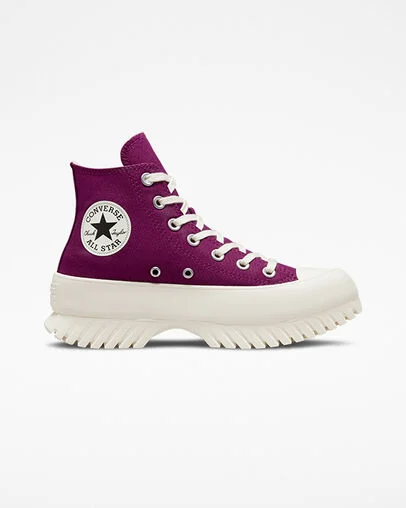 Chuck Taylor All Star Lugged 2.0 Platform Seasonal Color Mystic Orchid/Black/Egret, Outer Side View