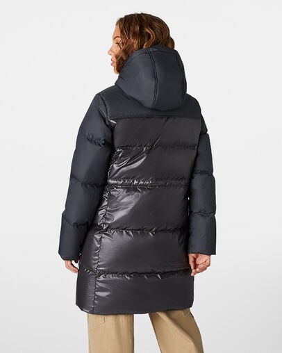 Down Long Jacket Black