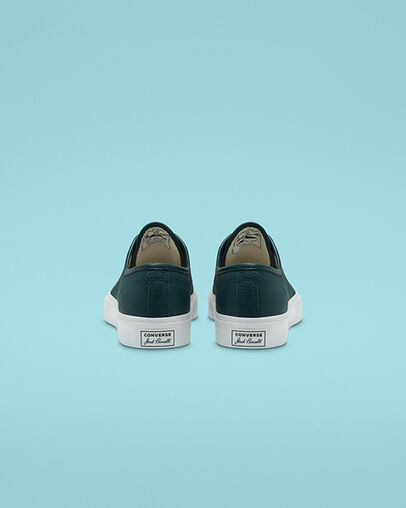 Seasonal Color Leather Jack Purcell Faded Spruce/White/White