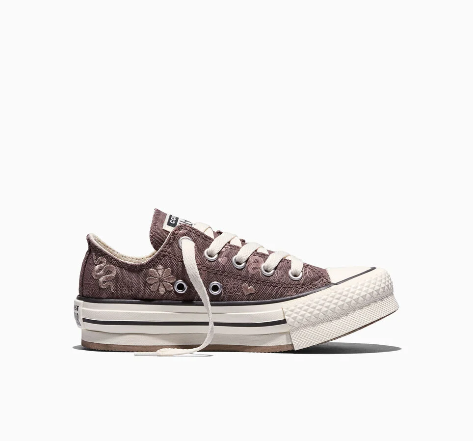 Chuck Taylor All Star EVA Lift Platform Paisley Pop Pot Hole Plum/Bite The Dust