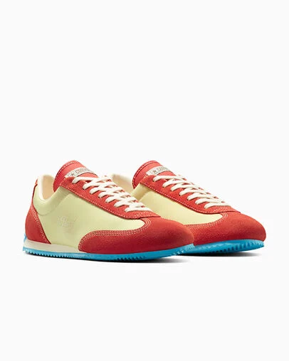 Converse 1908 Jogger French Vanilla/Molten Lava, Top and Side View