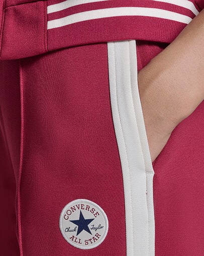 Retro Chuck Taylor Track Pants Sporty Berry, Detail View