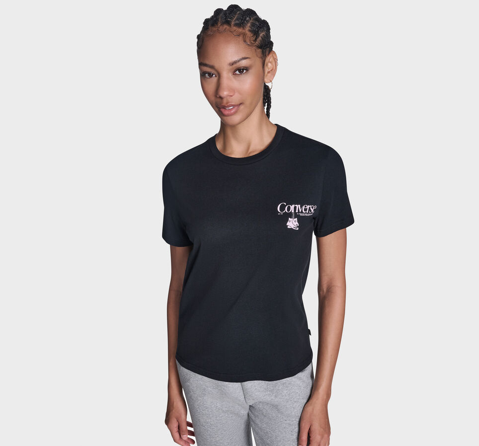 Hanging Shoes T-Shirt Converse Black