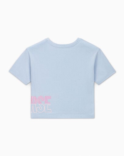 All Star Cropped Boxy T-Shirt Cloudy Daze Grey, Back View