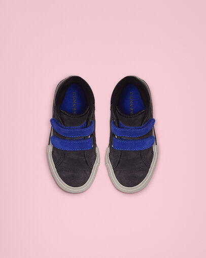 Chuck Taylor All Star Hook and Loop PC Boot High Top Almost Black/Blue/Birch Bark