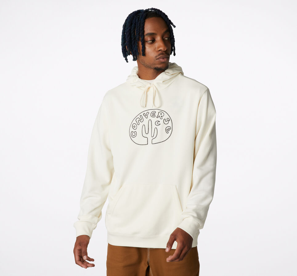 Desert Graphic Pullover Hoodie Egret