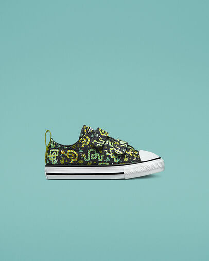 Chuck Taylor All Star Easy-On Snake Dk Smoke Grey/Cozy Moss, Outer Side View