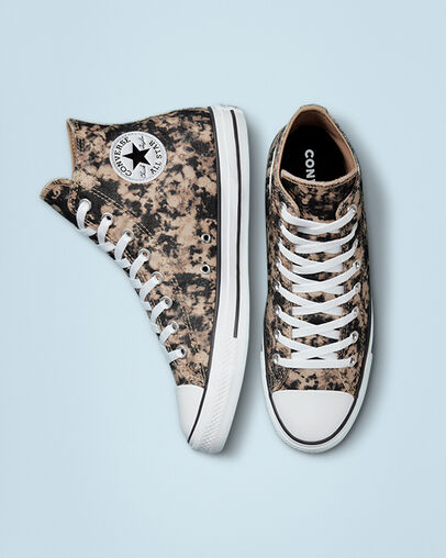 Chuck Taylor All Star Dip Dye Black/Hemp/White, Top and Side View