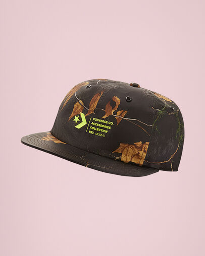 Mountain Club Real Tree Strapback Converse Black, Front View
